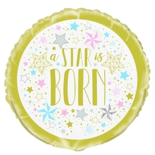 Fóliový balónek Kruh - Twinkle hvězda 45cm