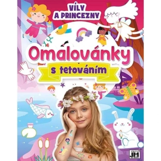 Omalovánky s tetováním Víly a Princezny