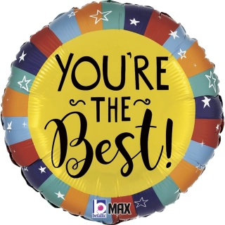 Fóliový balónek Kruh You´re the best 46cm