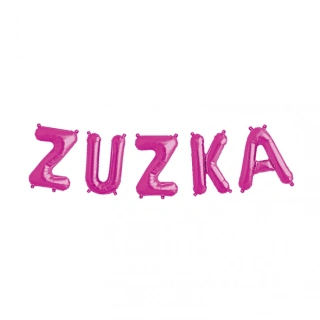 !VÝPRODEJ! Balónkový nápis - Zuzka