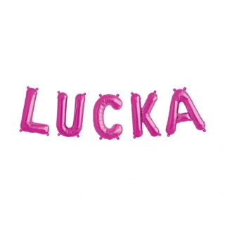 !VÝPRODEJ! Balónkový nápis - Lucka