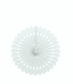 Dekorační rozeta bílá