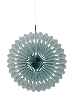 Dekorační rozeta stříbrná