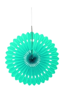 Dekorační rozeta tyrkysová