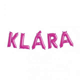 !VÝPRODEJ! Balónkový nápis - Klára