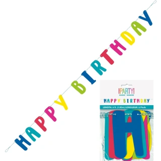 Girlanda "Happy birthday" 1.83m