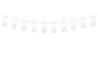 Střapcová girlanda "Duchové" 1.3m