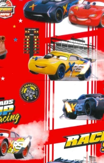 Balicí papír Cars - Auta 2 x 0,70 m