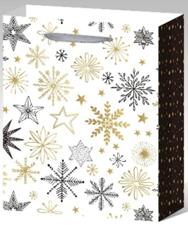 Dárková taška M - Vločky