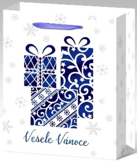 Dárková taška S - Veselé Vánoce