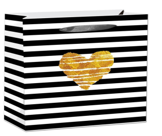 Dárková taška SW - Zlaté srdce