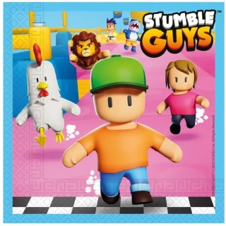 Papírové ubrousky Stumble Guys 20ks