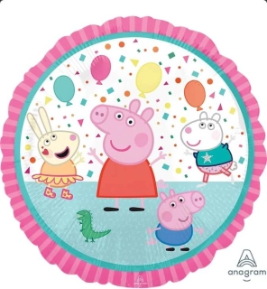 Fóliový balonek Prasátko Peppa oslava 45 cm