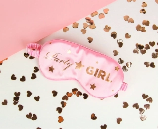Maska na oči - Party Girl - Růžová