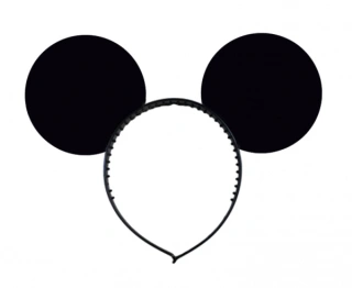 Čelenka Minnie uši černá