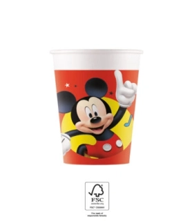Papírové kelímky - Mickey Mouse 200ml/8ks
