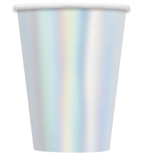 Kelímky papírové - holografické, 8ks