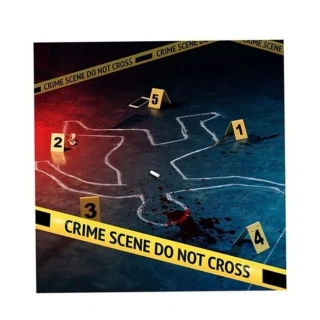 Sada dekorací Crime Scene Místo činu