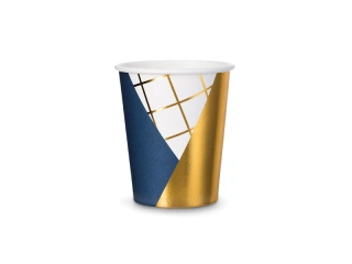 Kelímky papírové geometrické 6ks