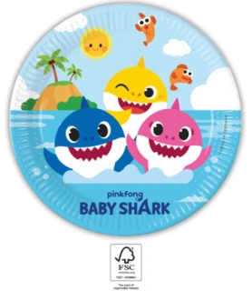 EKO papírové talíře - Baby Shark 23cm/8ks