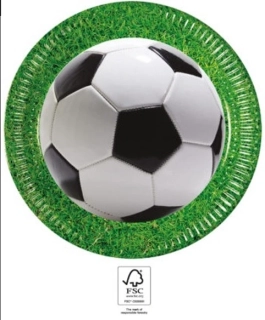 EKO papírové talíře - Fotbal 23cm/8ks
