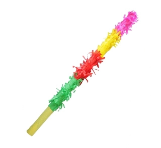 Tyč na rozbíjení piňaty 50 x 2,5 cm barevná