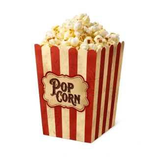 Krabičky na popcorn Halloween Freak Show 6 ks
