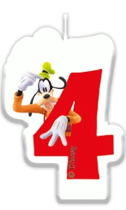 Svíčka Disney Mickey č. 4