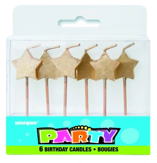 Svíčky "Hvězdy" 6ks