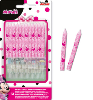 Svíčky Minnie Mouse 12ks