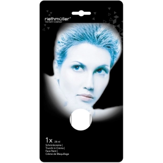 Barva na obličej v tubě - bílá 28 ml