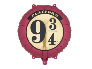 Fóliový balónek Harry Potter Nástupiště 9¾ kruh 45 cm