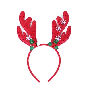 Vánoční čelenka sob