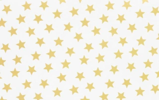 Balící papír vánoční Zlaté hvězdičky plné - 10m