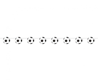 Girlanda fotbalové míče - 200 cm