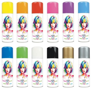 Barevný lak na vlasy smývatelný 125 ml