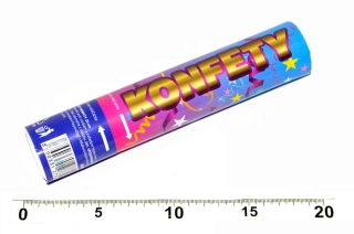 Vystřelovací konfety - párty 20 cm