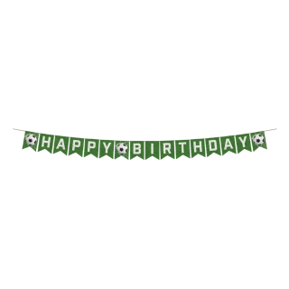 Papírová girlanda Happy Birthday Fotbal 6 m