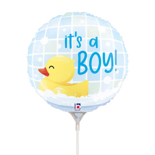 Fóliový balónek MINI It´s a boy modrý 22 cm