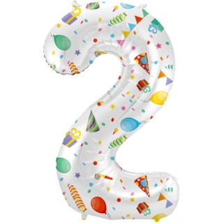 Foliová číslice - Party Joy 2 - 86 cm