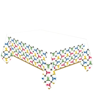 Papírový ubrus Harry Potter - bradavické koleje 120 x 180 cm