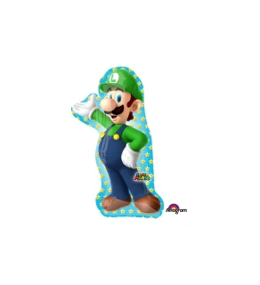 Fóliový balónek postavička Super Mario - Luigi - 50 x 96 cm