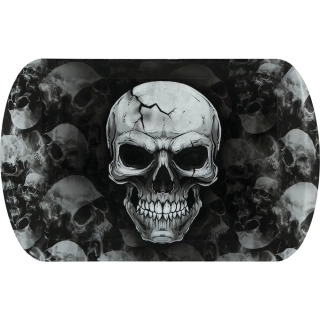 Plastový podnos Halloween Lebky