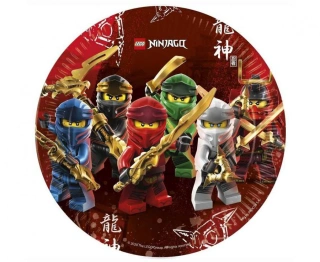 Papírové talíře Lego Ninjago 23 cm - 8 ks