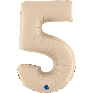 Číslice 5 krémová (66cm,26")