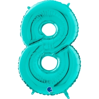 Číslice 8 modrá TIFFANY (66cm,26")