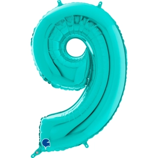 Číslice 9 modrá TIFFANY (66cm,26")