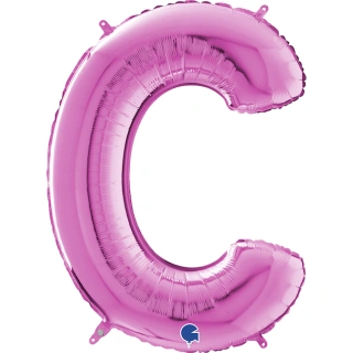 Písmeno růžové C (66cm,26")
