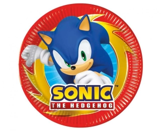 Papírové talíře Sonic, Next Generation 20 cm - 8 ks