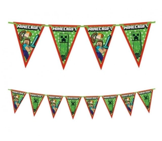 Party vlaječková girlanda Minecraft 230 cm